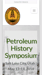Mobile Screenshot of petroleumhistory.org